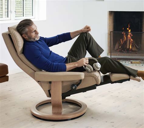 Revitalize Your Body and Mind with the Stressless Mabic Large Recliner